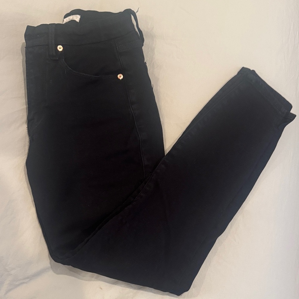 Good American Black High-Rise Jeans